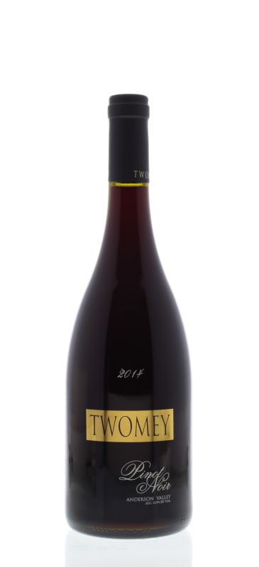 Twomey Anderson Valley Pinot Noir 2014 Front Bottle Shot