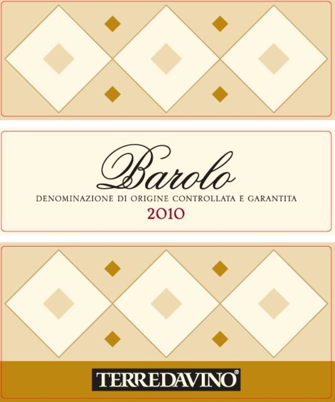 Terre Da Vino Barolo 2010 Front Label