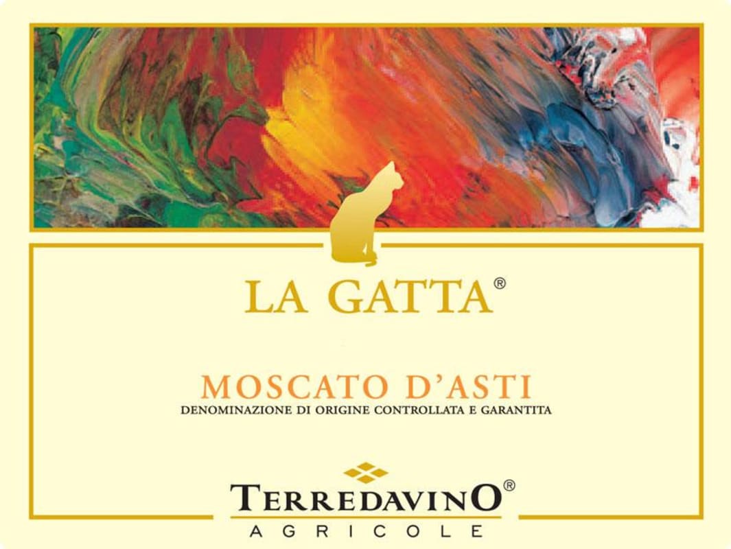 Terre Da Vino La Gatta Moscato d'Asti 2015 Front Label