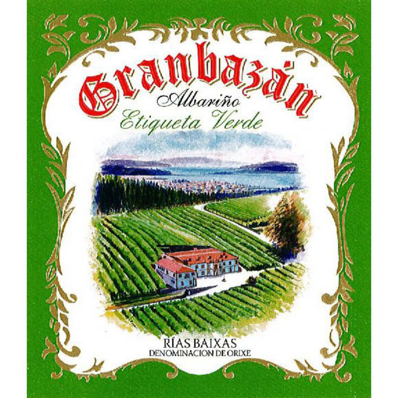 Granbazan Etiqueta Verde Albarino 2015 Front Label