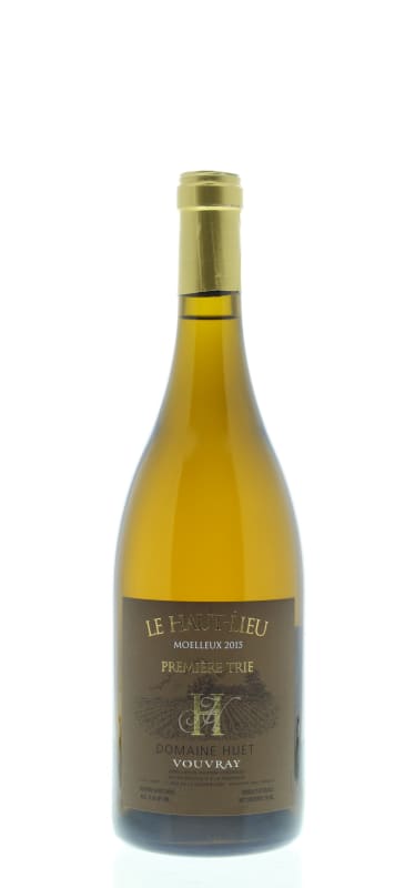 Domaine Huet Haut Lieu Moelleux Premier Trie 2015 Front Bottle Shot