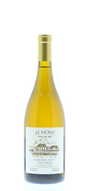 Domaine Huet Le Mont Demi-Sec 2015 Front Bottle Shot