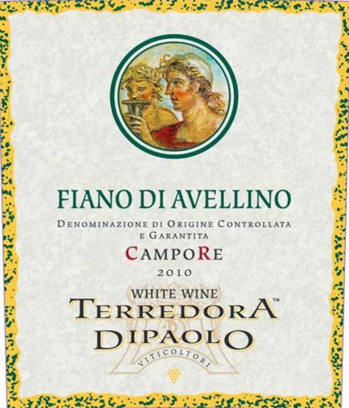 Terredora di Paolo Fiano di Avellino Campore 2010 Front Label