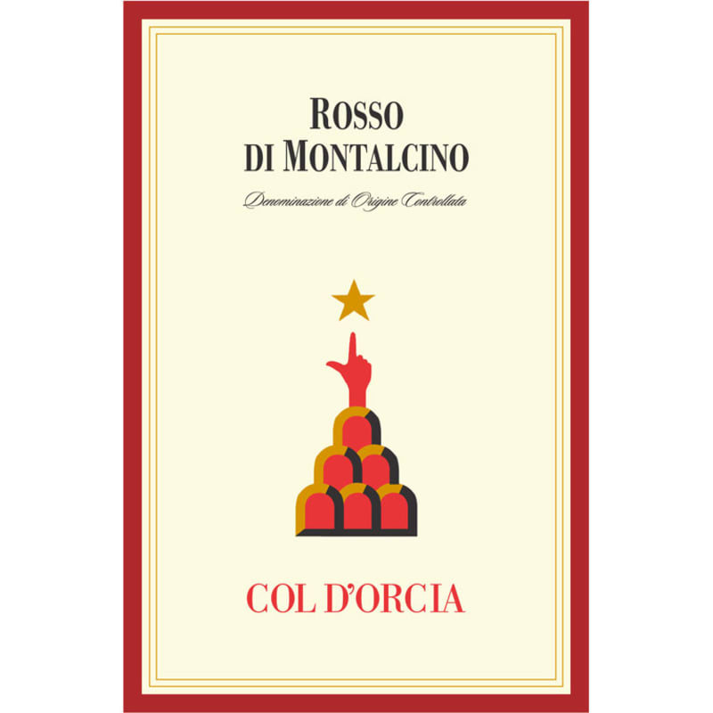 Col d'Orcia Rosso di Montalcino 2013 Front Label