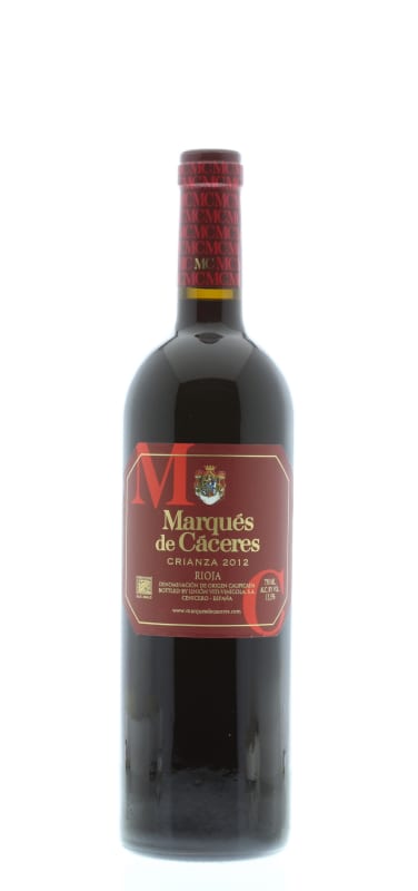 Marques de Caceres Rioja Crianza 2012 Front Bottle Shot