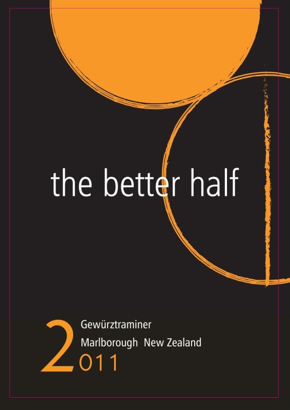The Better Half Gewurztraminer 2011 Front Label