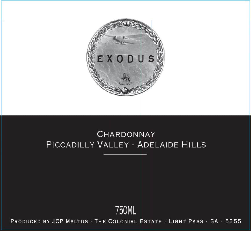 The Colonial Estate Exodus Chardonnay 2006 Front Label