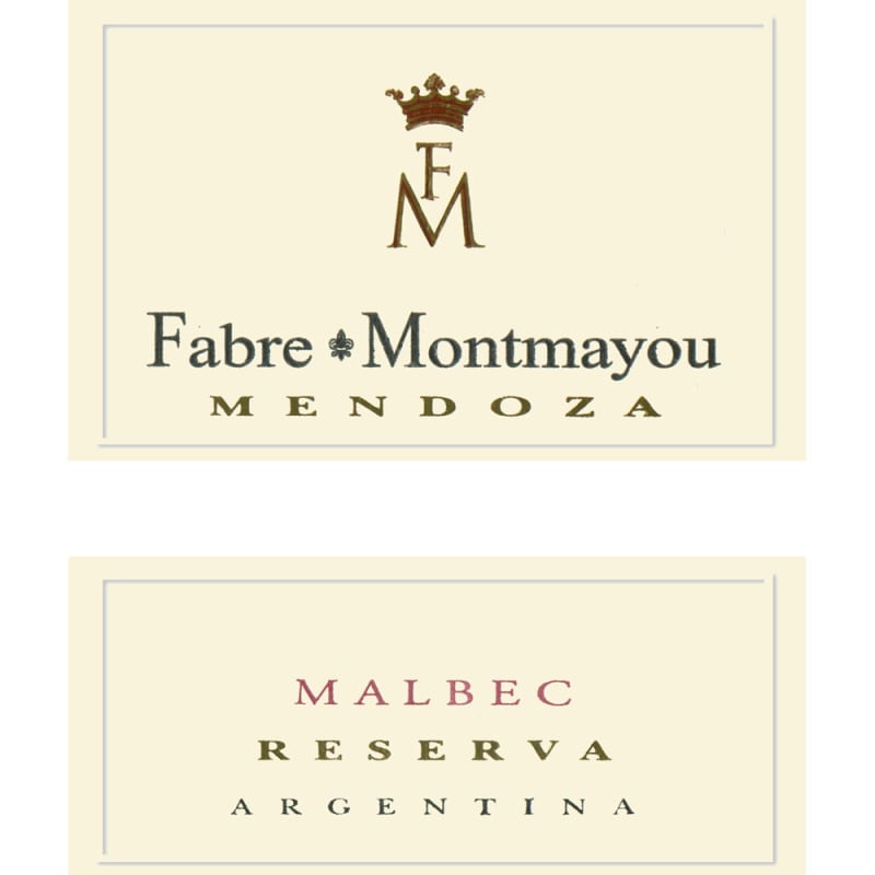 Fabre Montmayou Reserva Malbec 2014 Front Label