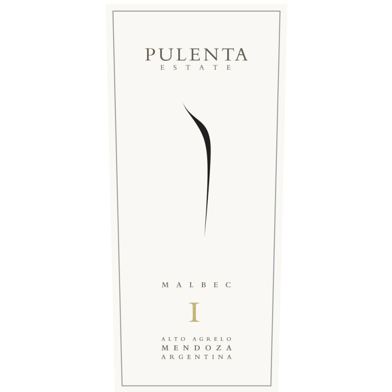 Pulenta Estate Malbec 2013 Front Label