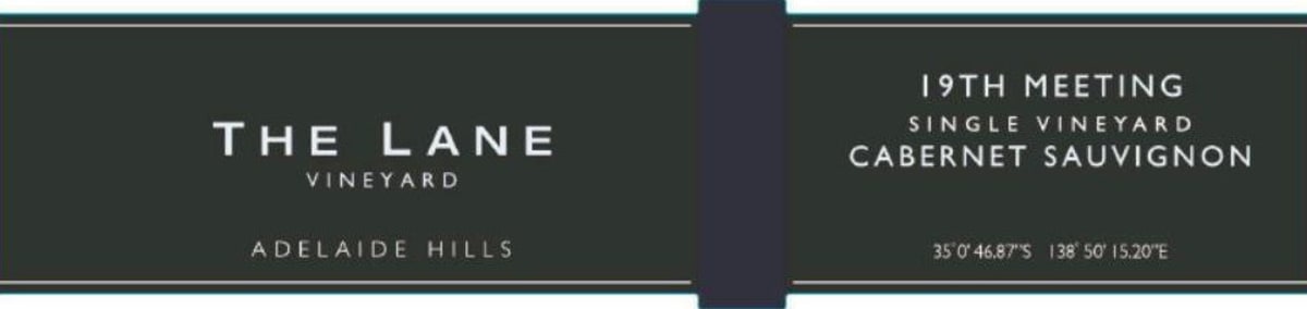 The Lane 19th Meeting Cabernet Sauvignon 2013 Front Label