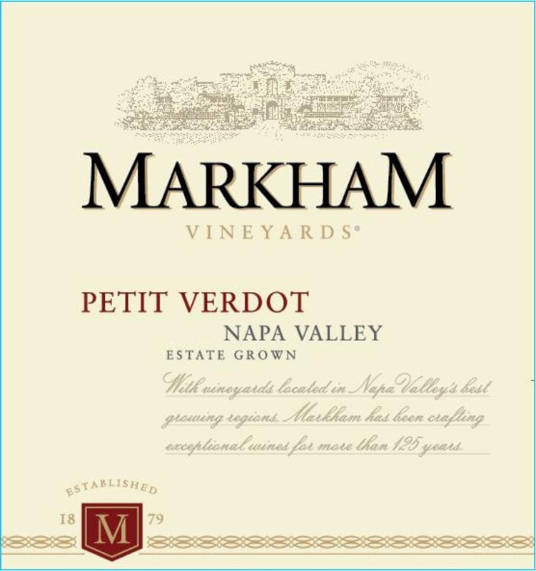 Markham Petit Verdot 2013 Front Label