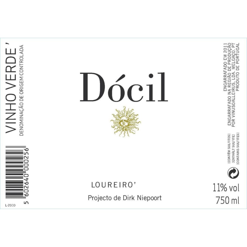 Niepoort Docil Vinho Verde 2015 Front Label