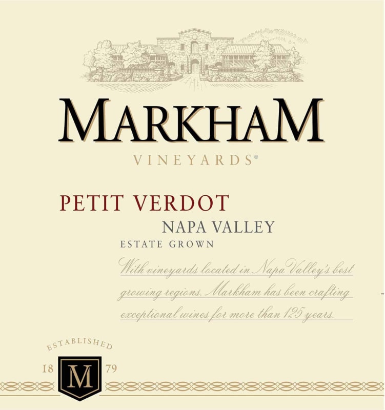Markham Petit Verdot 2009 Front Label
