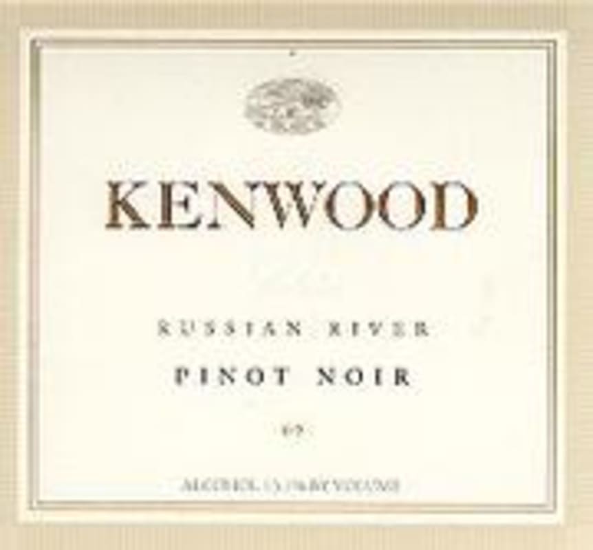 Kenwood Russian River Pinot Noir (half-bottle) 1996 Front Label