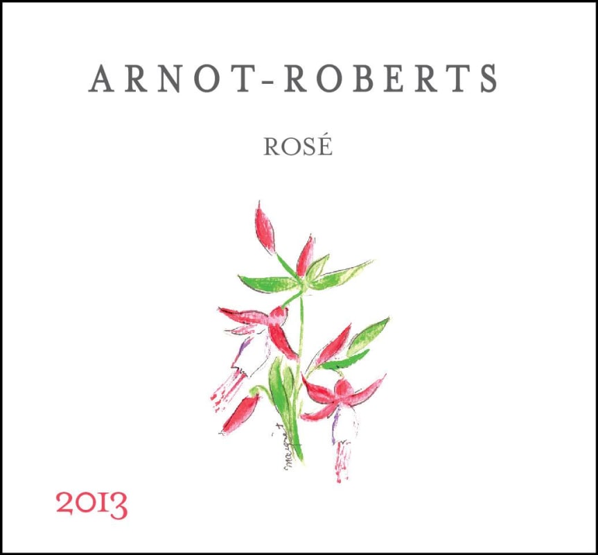 Arnot-Roberts Rose 2013 Front Label