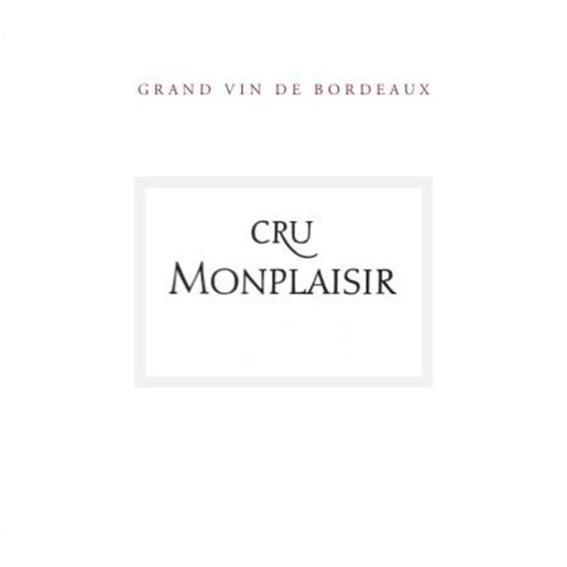 Cru Monplaisir Bordeaux Superieur 2012 Front Label