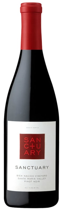 Sanctuary Bien Nacido Vineyard Pinot Noir 2013 Front Bottle Shot