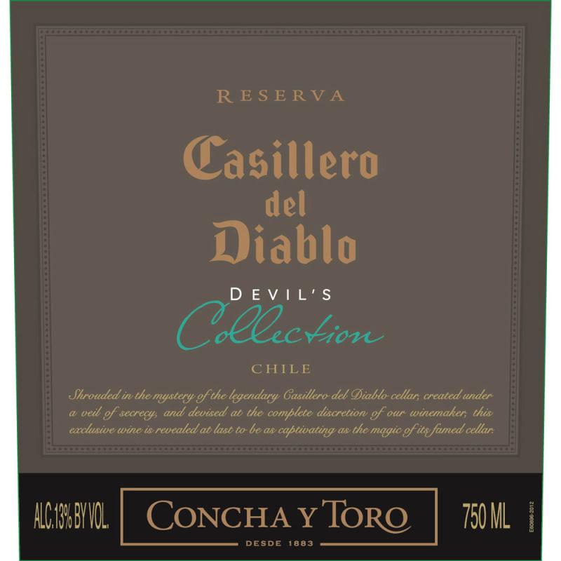 Casillero del Diablo Devil's Collection White 2014 Front Label