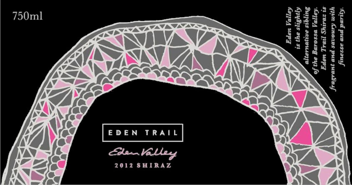 Thorn-Clarke Eden Trail Shiraz 2012 Front Label