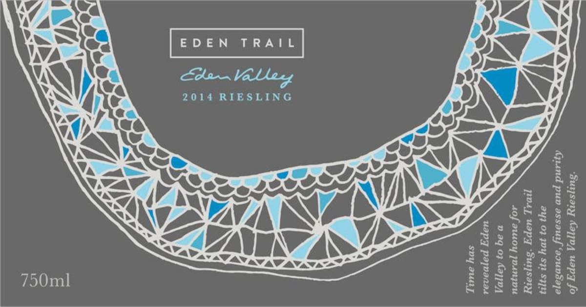 Thorn-Clarke Eden Trail Riesling 2014 Front Label