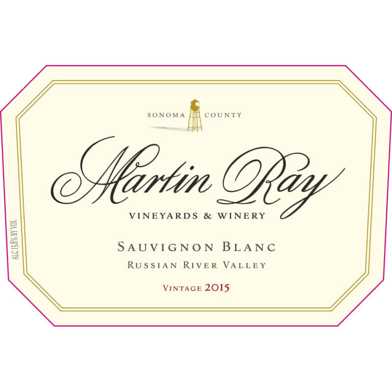 Martin Ray Russian River Sauvignon Blanc 2015 Front Label