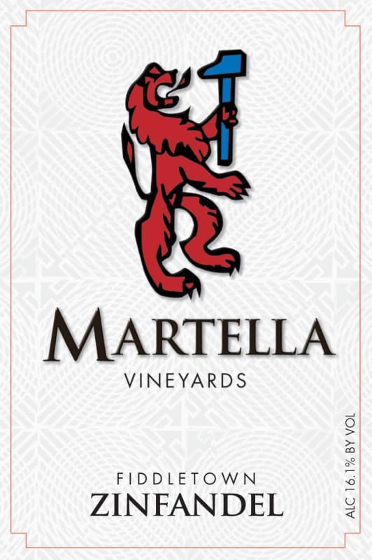 Michael Martella Zinfandel 2013 Front Label
