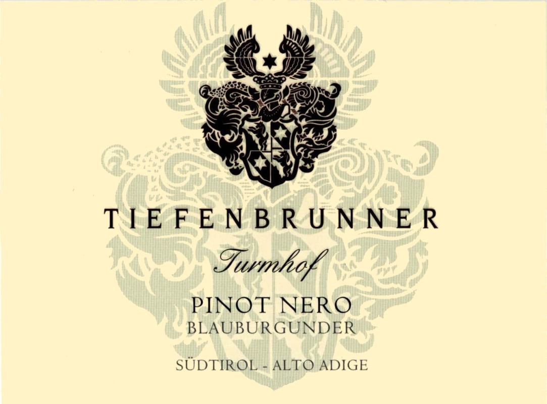 Tiefenbrunner Sudtirol - Alto Adige Pinot Nero Blauburgunder 2014 Front Label