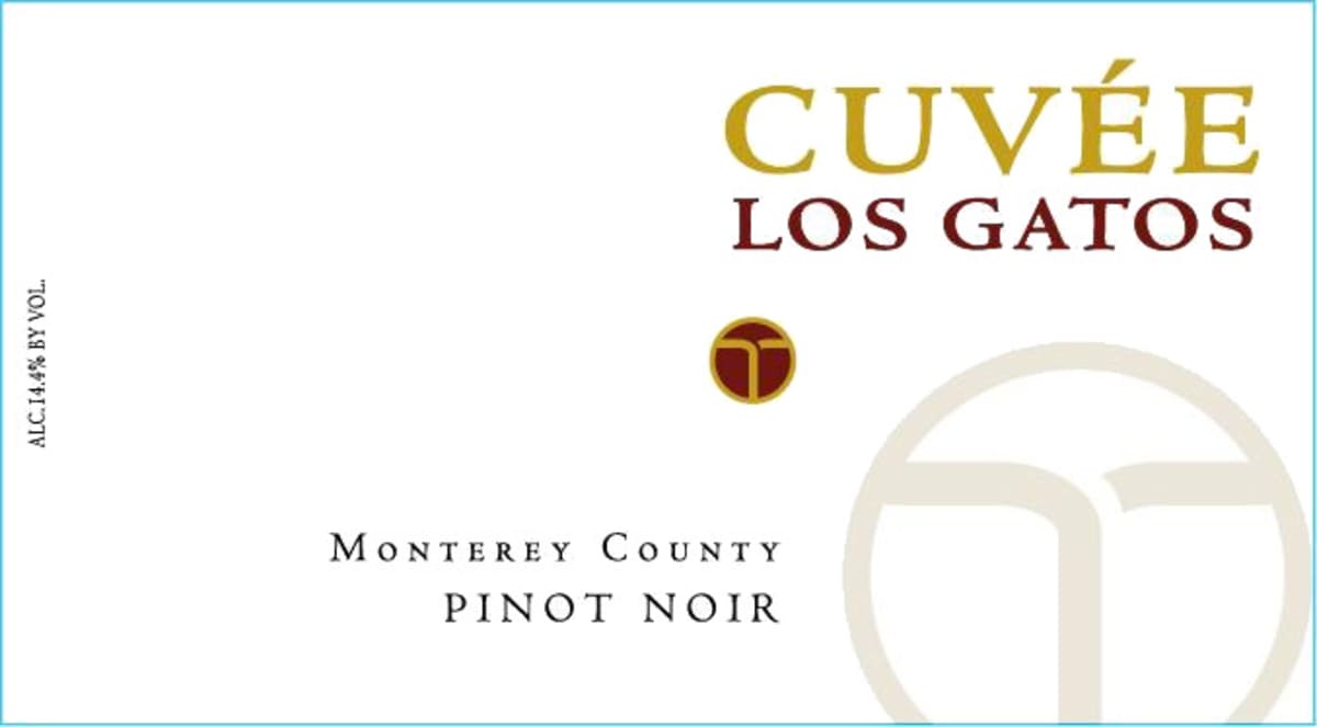 Testarossa Cuvee Los Gatos Pinot Noir 2012 Front Label