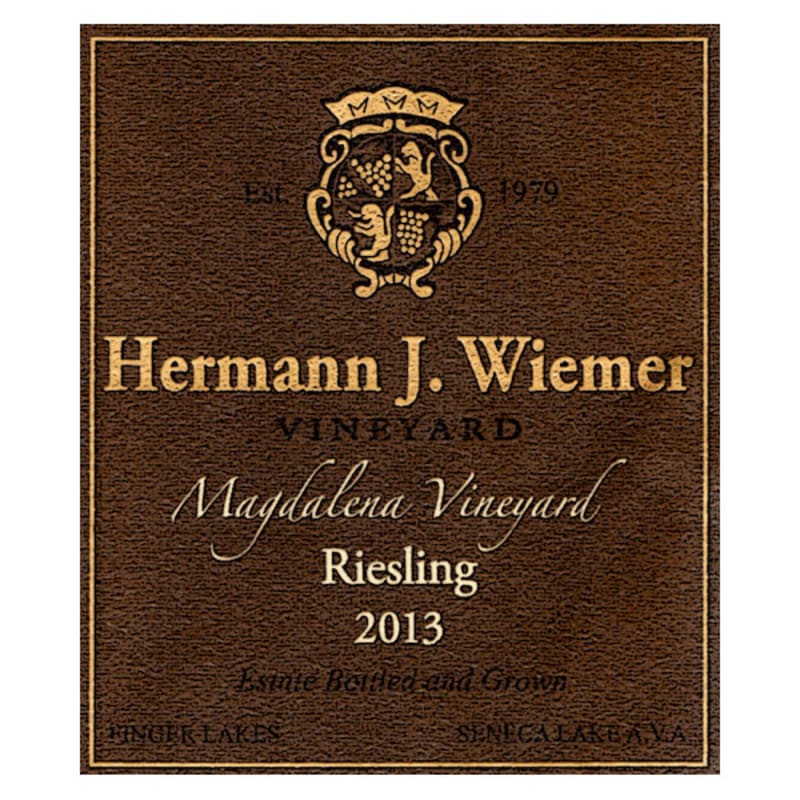 Hermann J. Wiemer Magdalena Vineyard Riesling 2013 Front Label