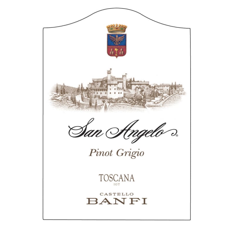 Banfi San Angelo Pinot Grigio 2015 Front Label