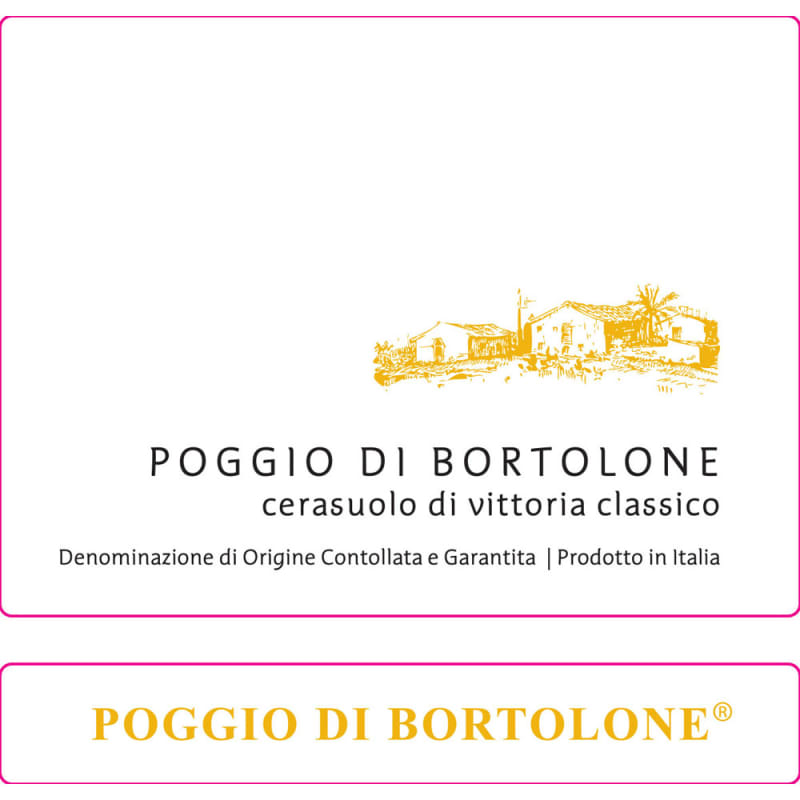 Poggio di Bortolone Cerasuolo di Vittoria 2013 Front Label