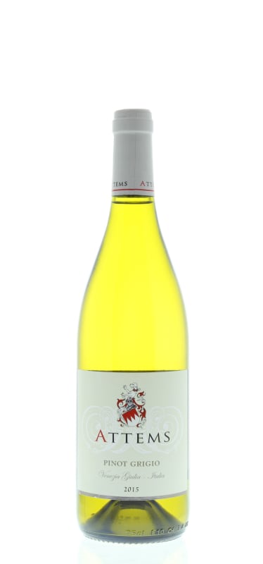 Attems Pinot Grigio 2015 Front Bottle Shot