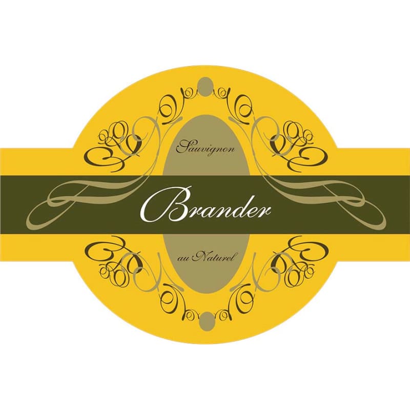 Brander Au Naturel Sauvignon Blanc 2015 Front Label