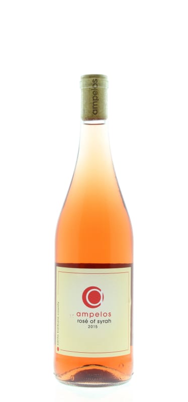 Ampelos Cellars Rose of Syrah 2015 Front Bottle Shot