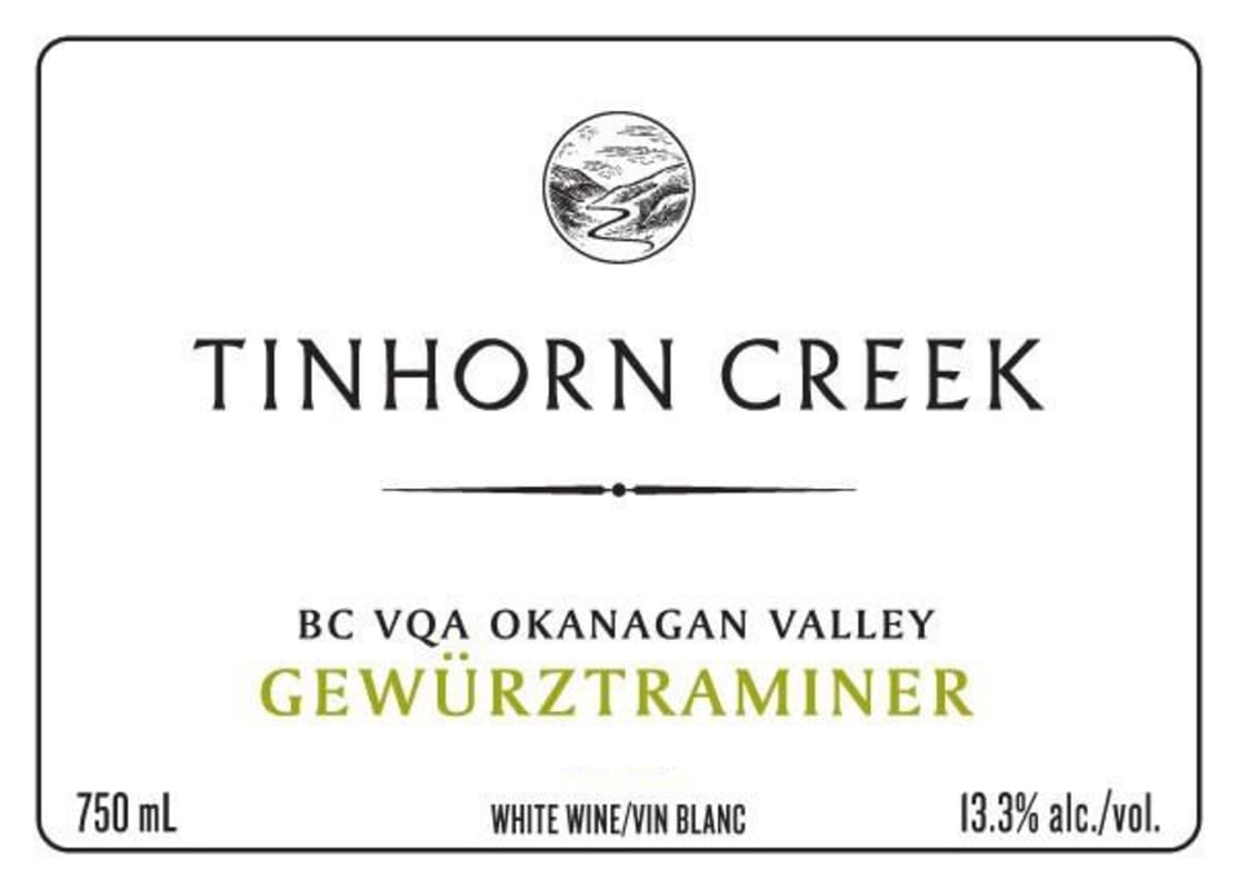 Tinhorn Creek Gewurztraminer 2015 Front Label