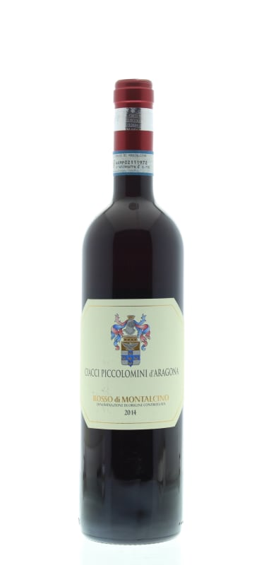 Ciacci Piccolomini d'Aragona Rosso di Montalcino 2014 Front Bottle Shot