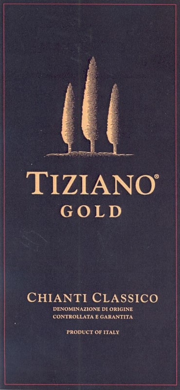 Tiziano Gold Chianti Classico 2004 Front Label