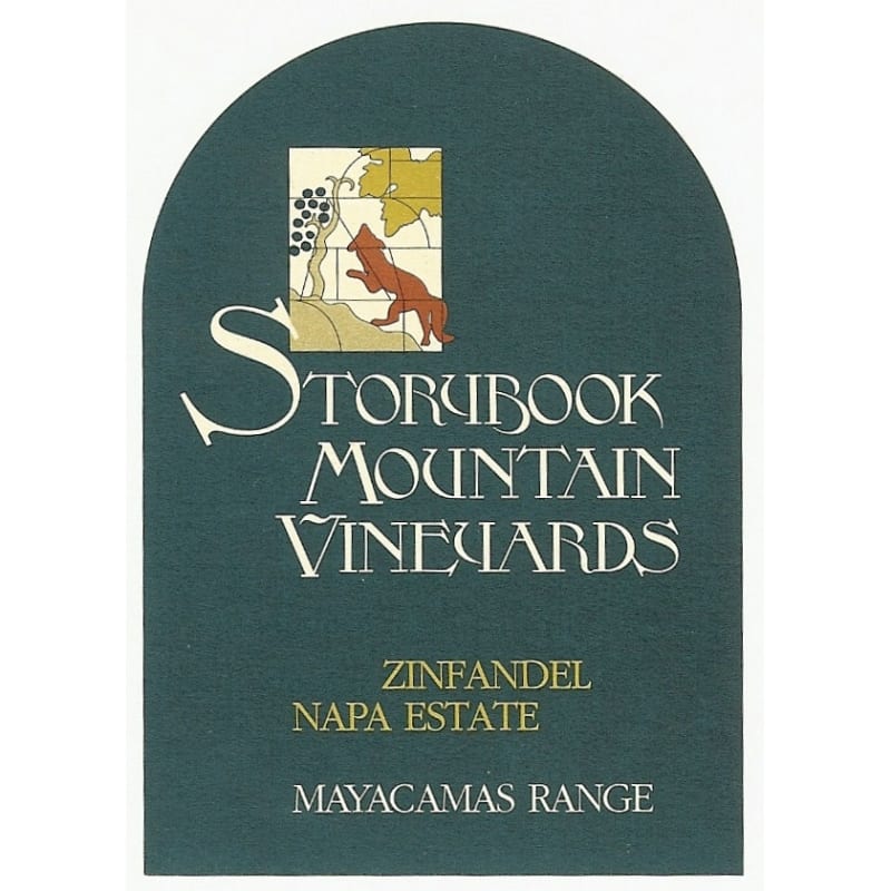 Storybook Mountain Mayacamas Range Zinfandel (375ML half-bottle) 2013 Front Label