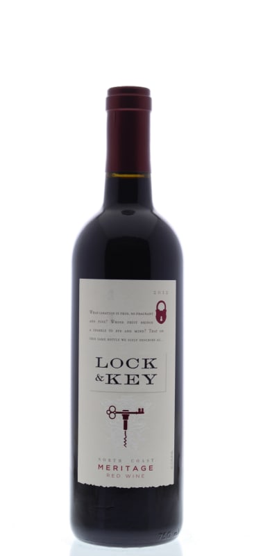 Lock & Key Meritage 2012 Front Bottle Shot