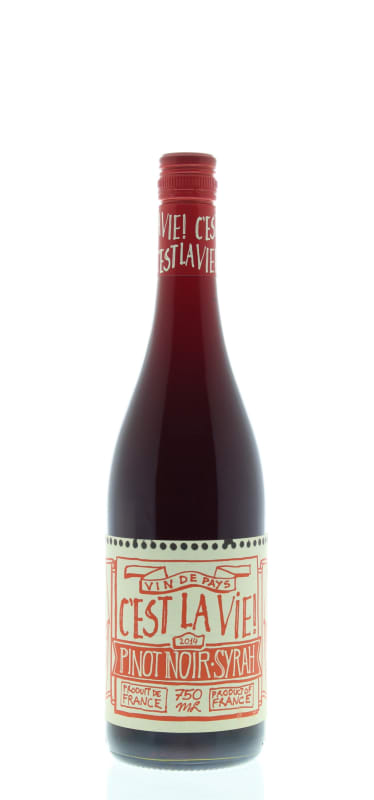 C'est la Vie Red 2014 Front Bottle Shot