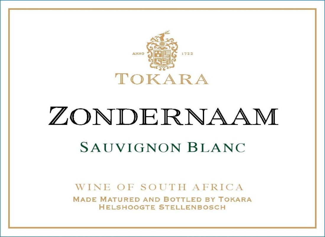 Tokara Zondernaam Sauv Blanc 2006 Front Label