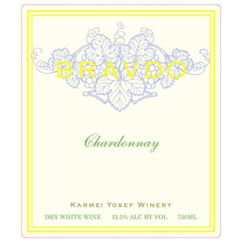 Bravdo Chardonnay (OK Kosher) 2014 Front Label