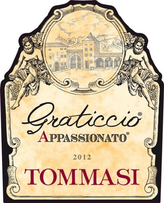 Tommasi Graticcio Appassionato 2012 Front Label