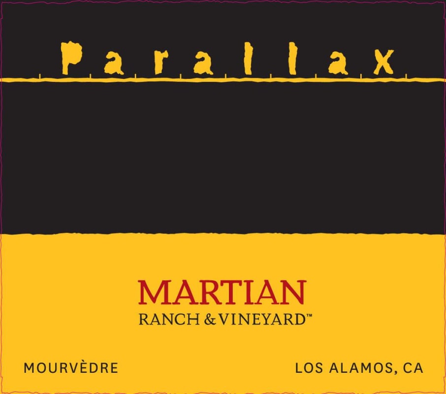 Martian Parallax Mourvedre 2011 Front Label