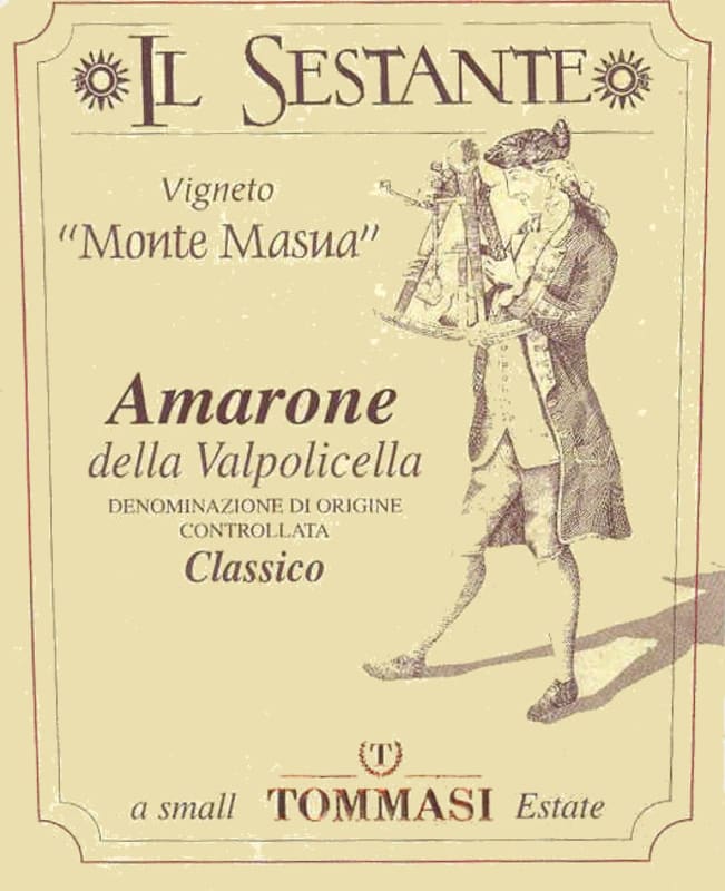 Il Sestante Monte Masua Amarone della Valpolicella 2005 Front Label