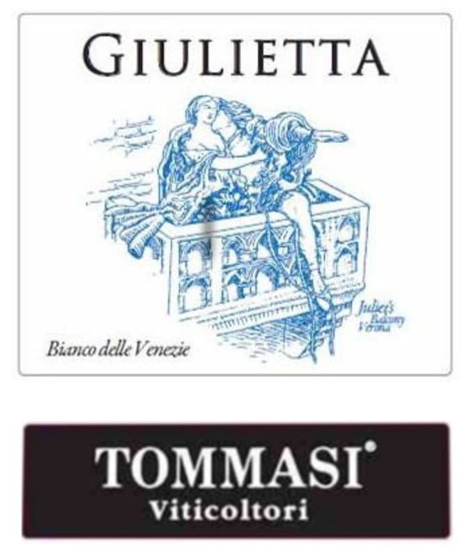 Tommasi Giulietta Bianco 2015 Front Label