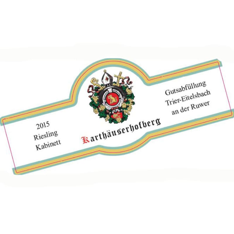 Karthauserhof Karthauserhofberg Riesling Kabinett 2015 Front Label