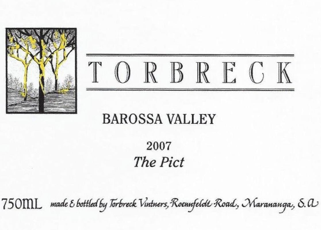 Torbreck The Pict 2007 Front Label