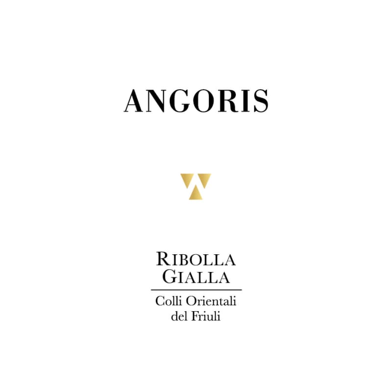 Tenuta Angoris Ribolla Gialla 2013 Front Label