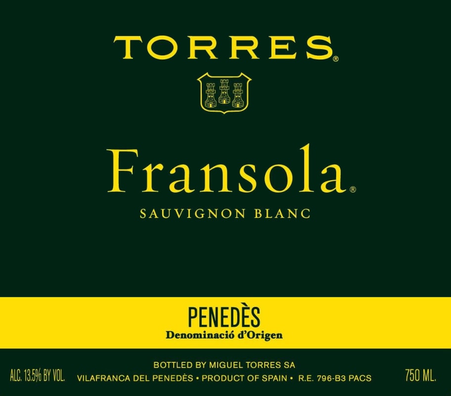 Torres Fransola Sauvignon Blanc 2010 Front Label